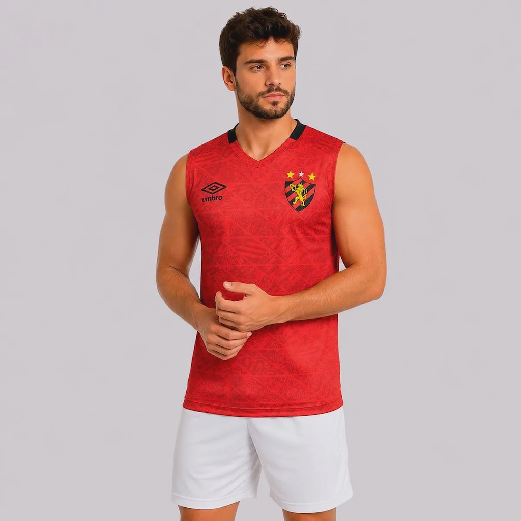 Imagem 2 do produto Camiseta Regata Umbro Sport Recife 2026 Aquecimento Masculina