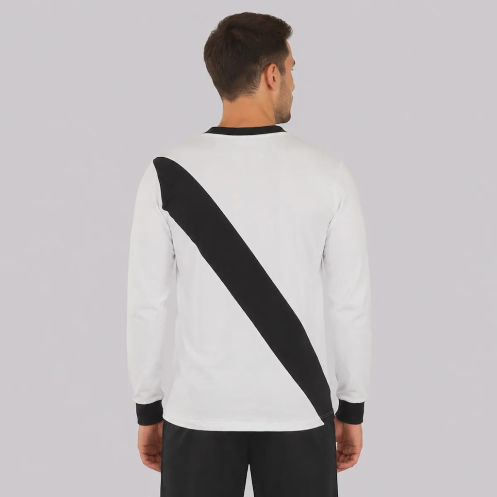 Imagem 4 do produto Camisa Manga Longa do Vasco Retrô 1948 Masculina