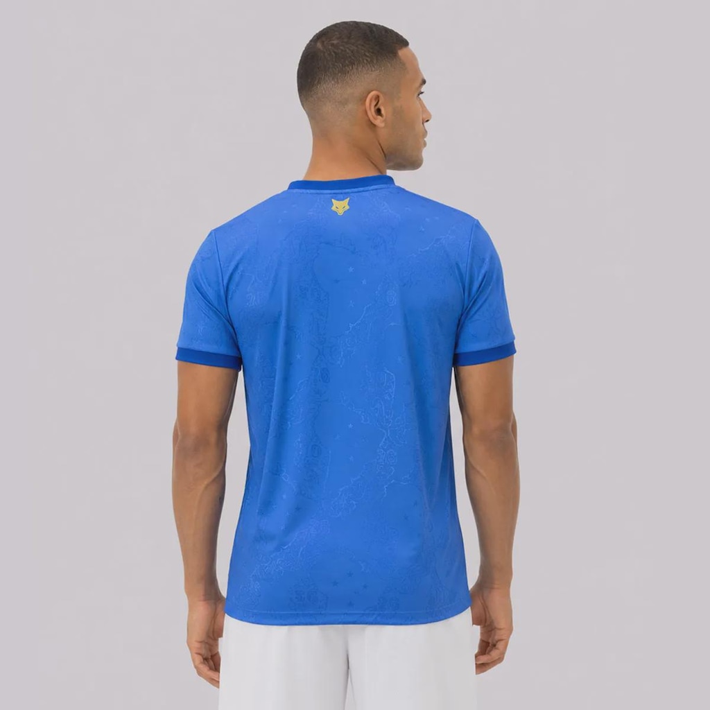 Imagem 4 do produto Camisa do Cruzeiro Retrô 1976 Jacquard Masculina