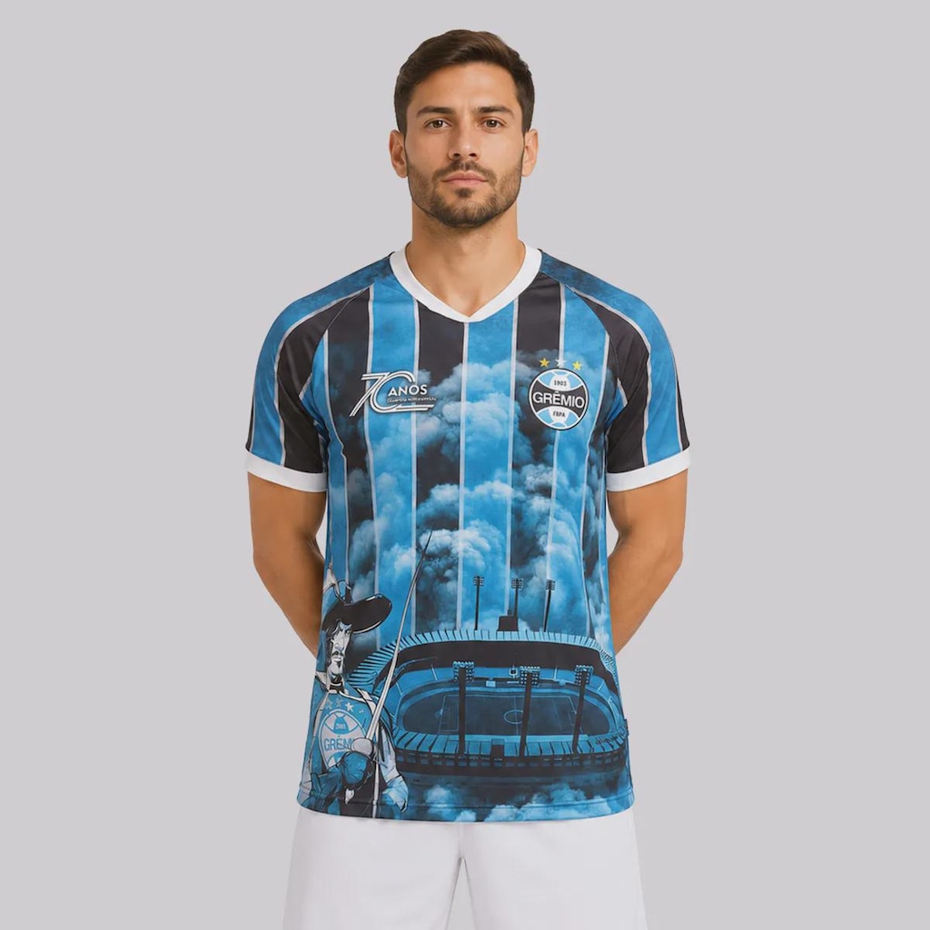 Imagem 1 do produto Camisa do Grêmio Olímpico Monumental Dry Fit Masculina
