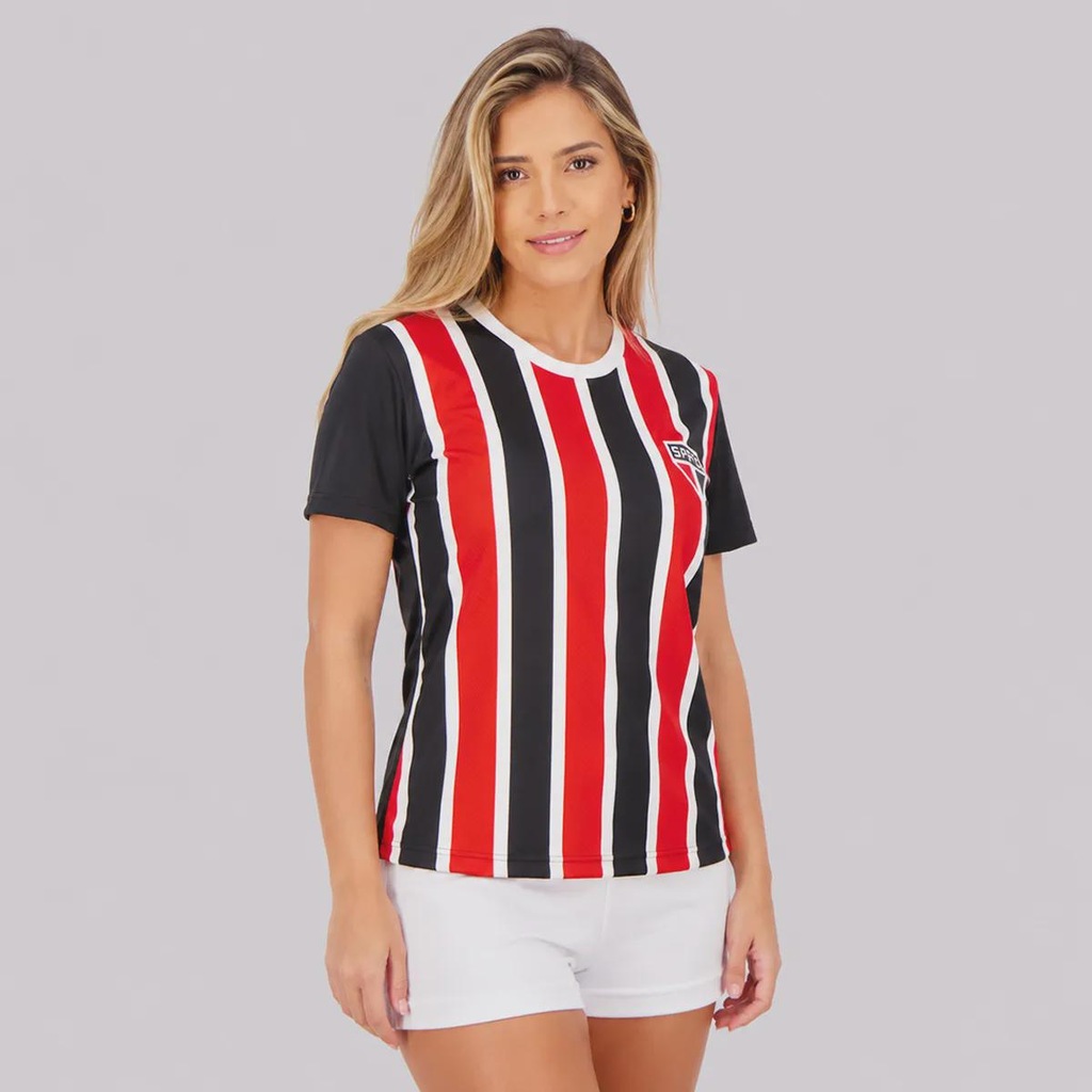 Imagem 3 do produto Kit Camisa do São Paulo Change e Stencil Feminina - 2 Unidades
