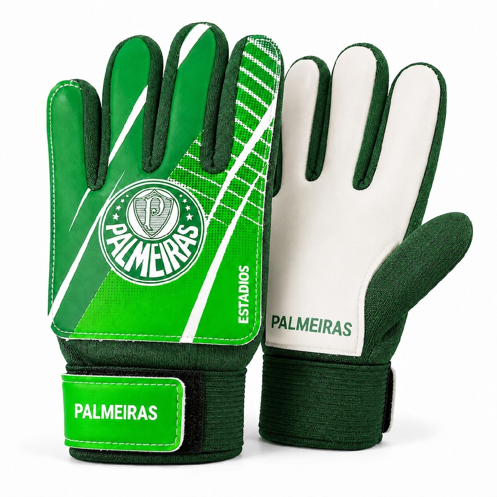 Imagem 1 do produto Luva de Goleiro Palmeiras Estádios Sportcom - Infantil