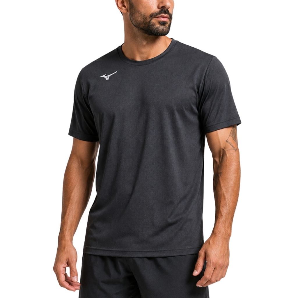 Imagem 1 do produto Camiseta Mizuno Prime Preto - Masculina
