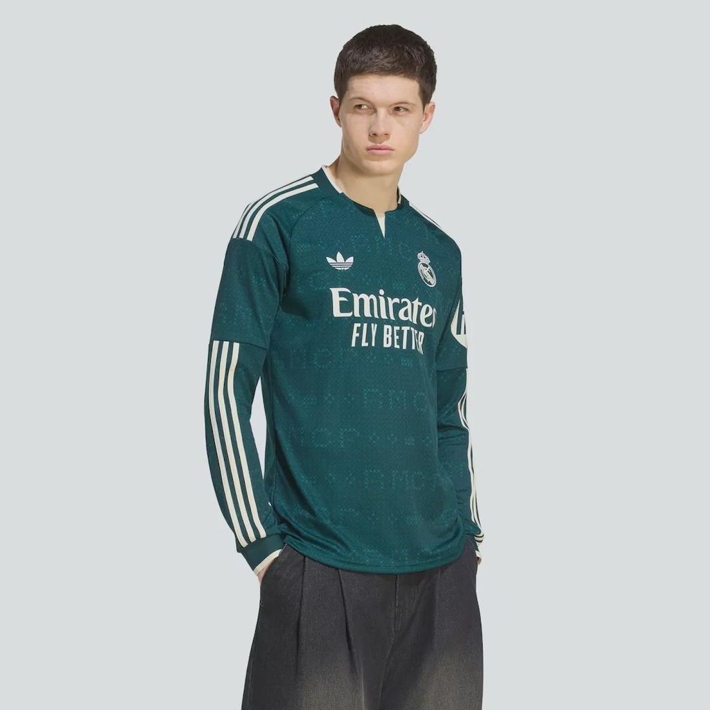Imagem 1 do produto Camisa Real Madrid Third 26/27 Manga Longa adidas Masculina