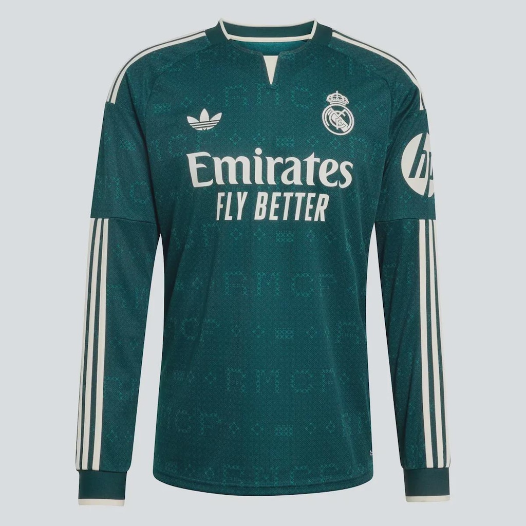 Imagem 5 do produto Camisa Real Madrid Third 26/27 Manga Longa adidas Masculina