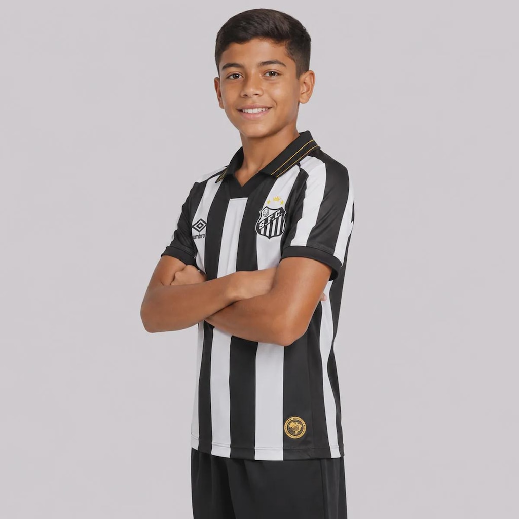 Imagem 3 do produto Camisa do Santos II 26/27 Umbro Infantil