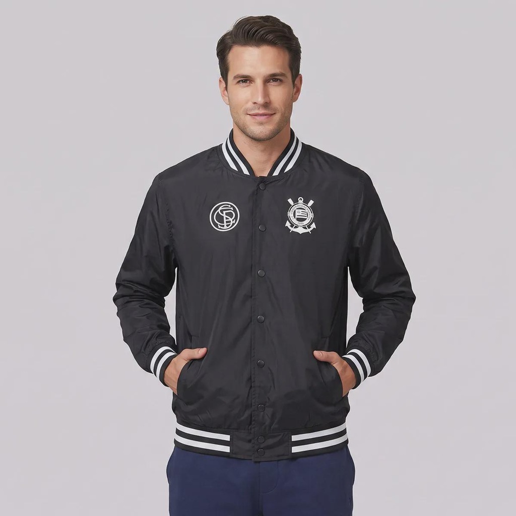 Imagem 1 do produto Jaqueta do Corinthians College Invasão 76 Masculina