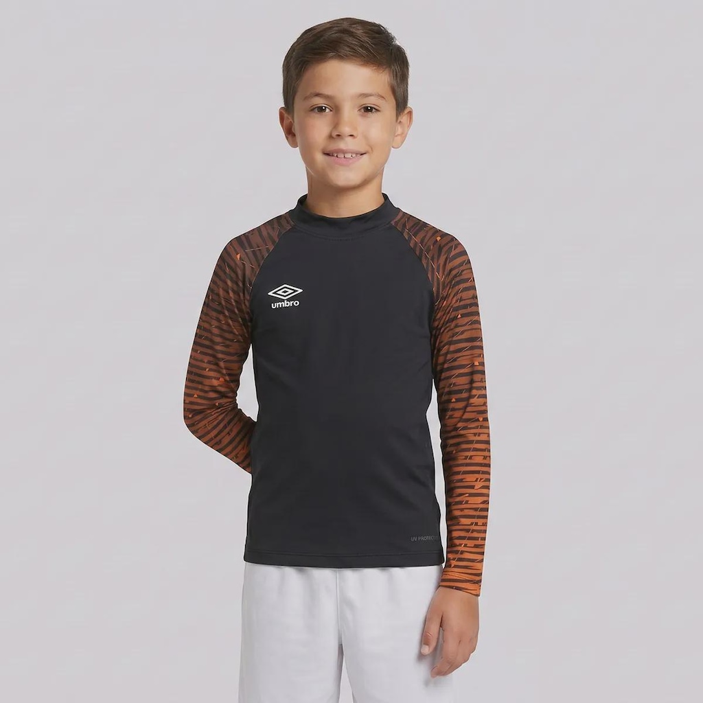 Imagem 1 do produto Camiseta Térmica Umbro Graphic ML UV50+ Infantil