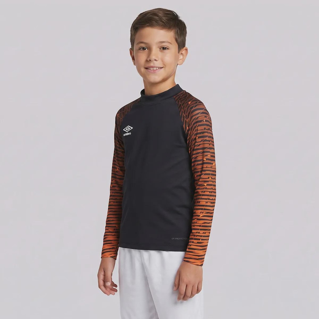Imagem 3 do produto Camiseta Térmica Umbro Graphic ML UV50+ Infantil