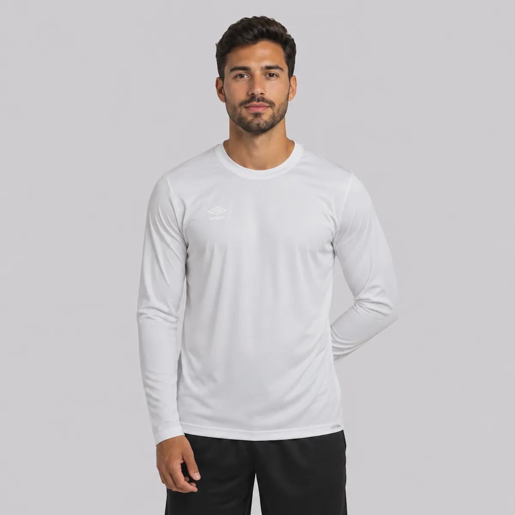 Imagem 1 do produto Camisa Térmica Umbro Basic Manga Longa UV50+ Masculina