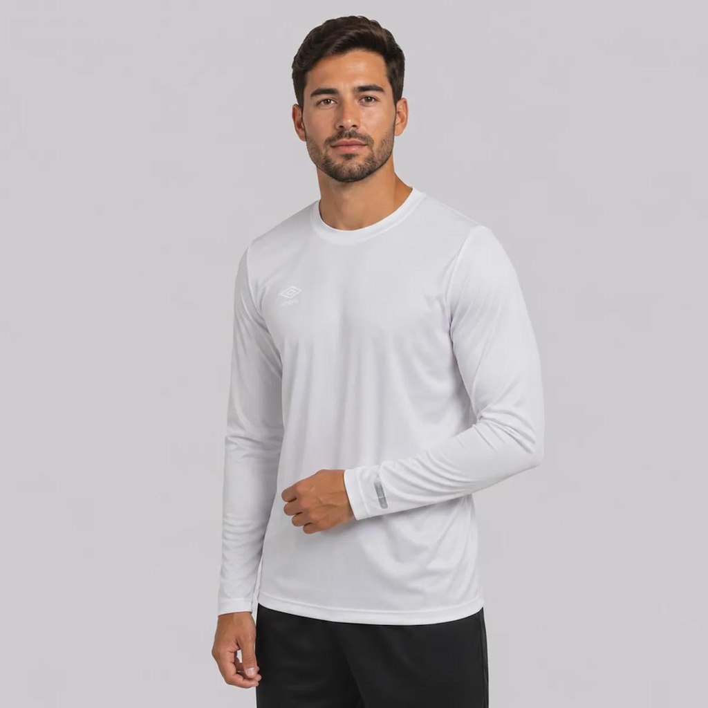 Imagem 3 do produto Camisa Térmica Umbro Basic Manga Longa UV50+ Masculina