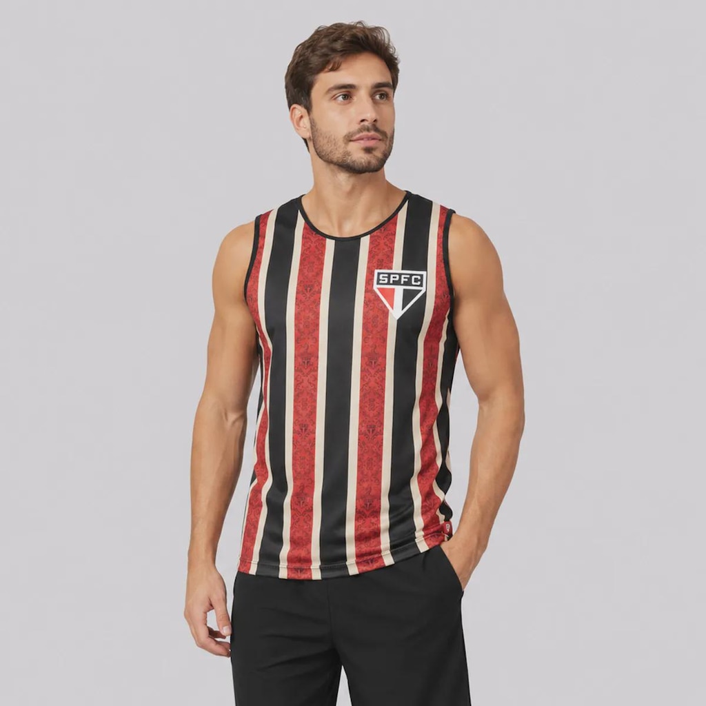 Imagem 1 do produto Camiseta Regata do São Paulo Esportiva Dry Masculina