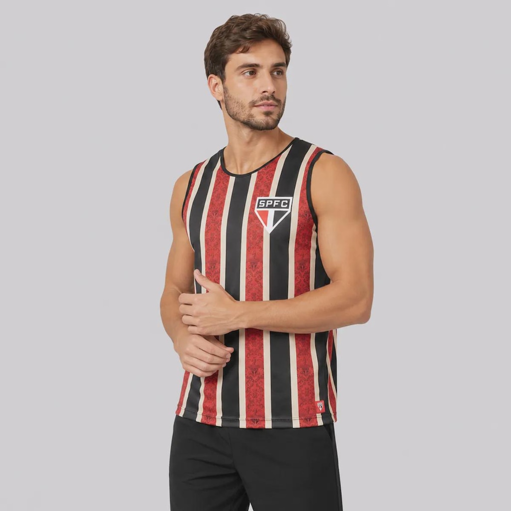 Imagem 2 do produto Camiseta Regata do São Paulo Esportiva Dry Masculina