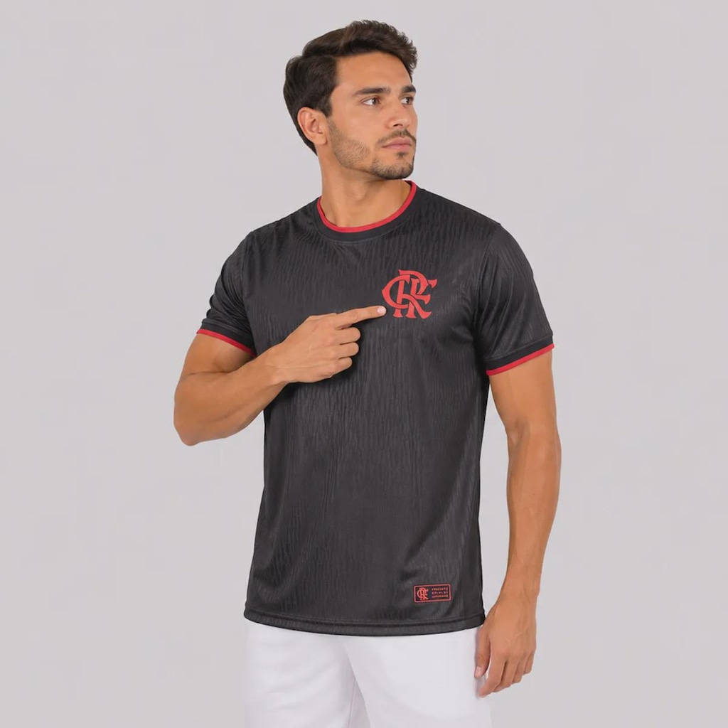 Imagem 2 do produto Camiseta do Flamengo Jacquard Masculina