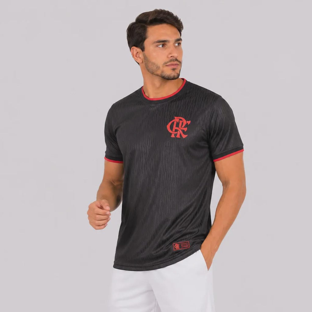 Imagem 3 do produto Camiseta do Flamengo Jacquard Masculina