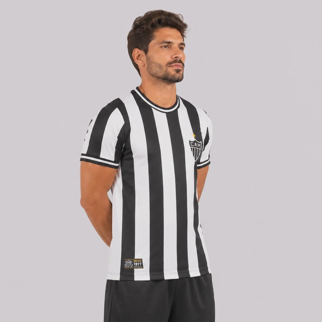 Imagem 2 do produto Camisa do Atlético Mineiro Retrô 1977 Masculina
