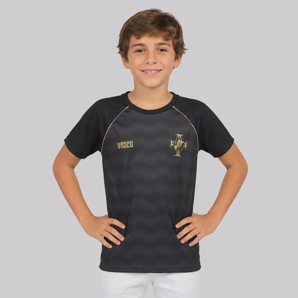 Imagem 2 do produto Kit Camisa do Vasco Mosaico e Building Infantil - 2 Unidades