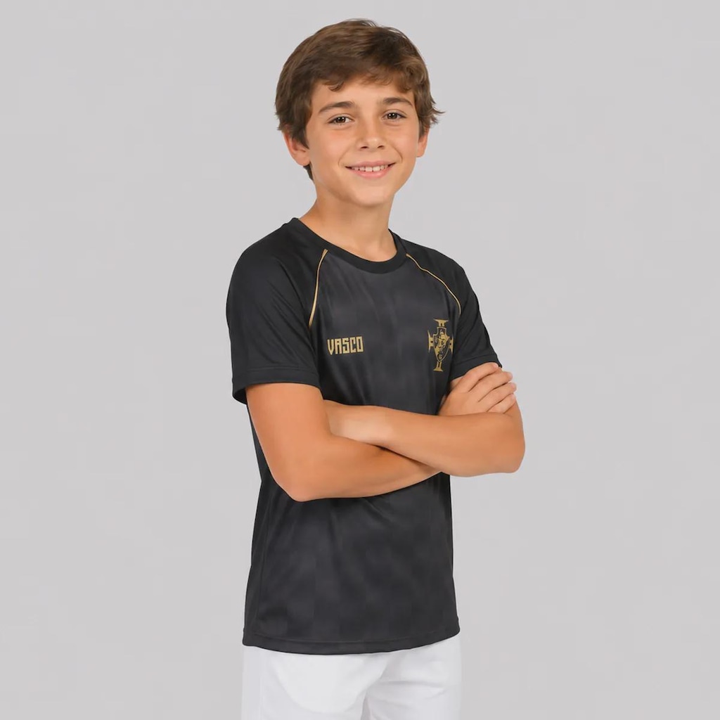 Imagem 3 do produto Kit Camisa do Vasco Mosaico e Building Infantil - 2 Unidades