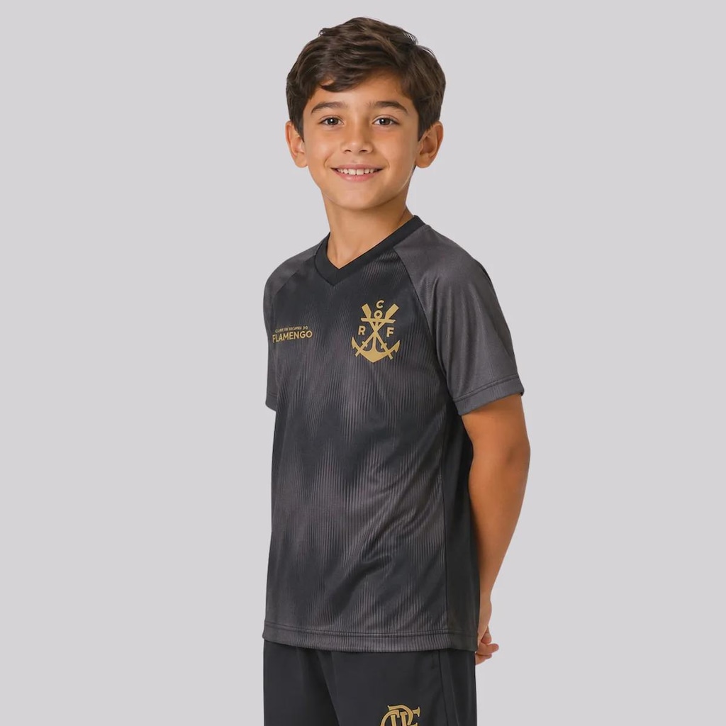 Imagem 3 do produto Kit Camisa do Flamengo Som e Energia Infantil - 2 Unidades