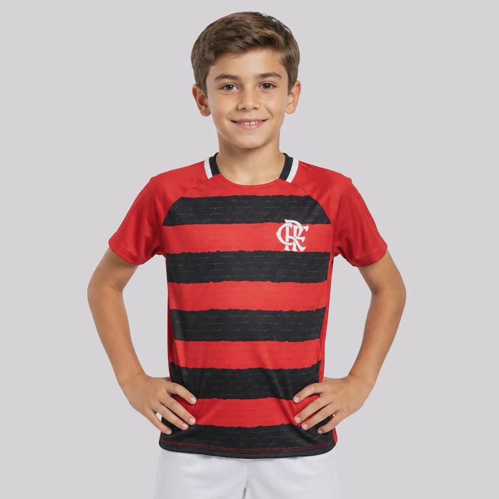 Imagem 2 do produto Kit Camisa do Flamengo Manto e Energia Infantil - 2 Unidades