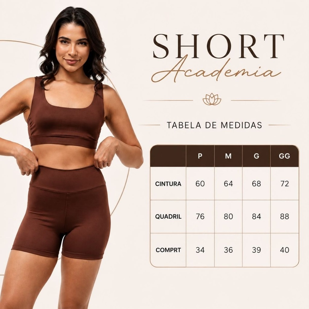 Imagem 5 do produto Short de Compressão Dellas Fit Zero Transparência Feminino