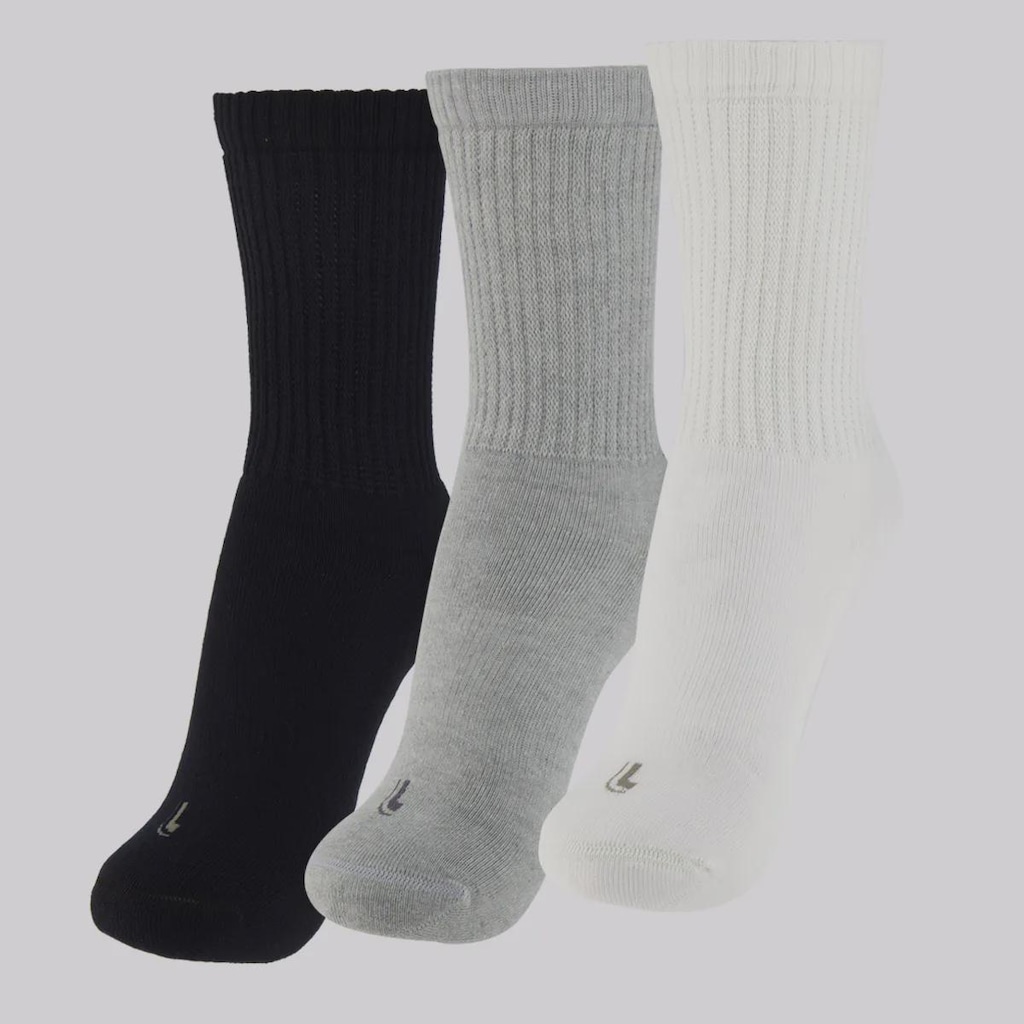 Imagem 1 do produto Kit Meia Lupo Sport Cano Longo - 3 Pares - Masculino