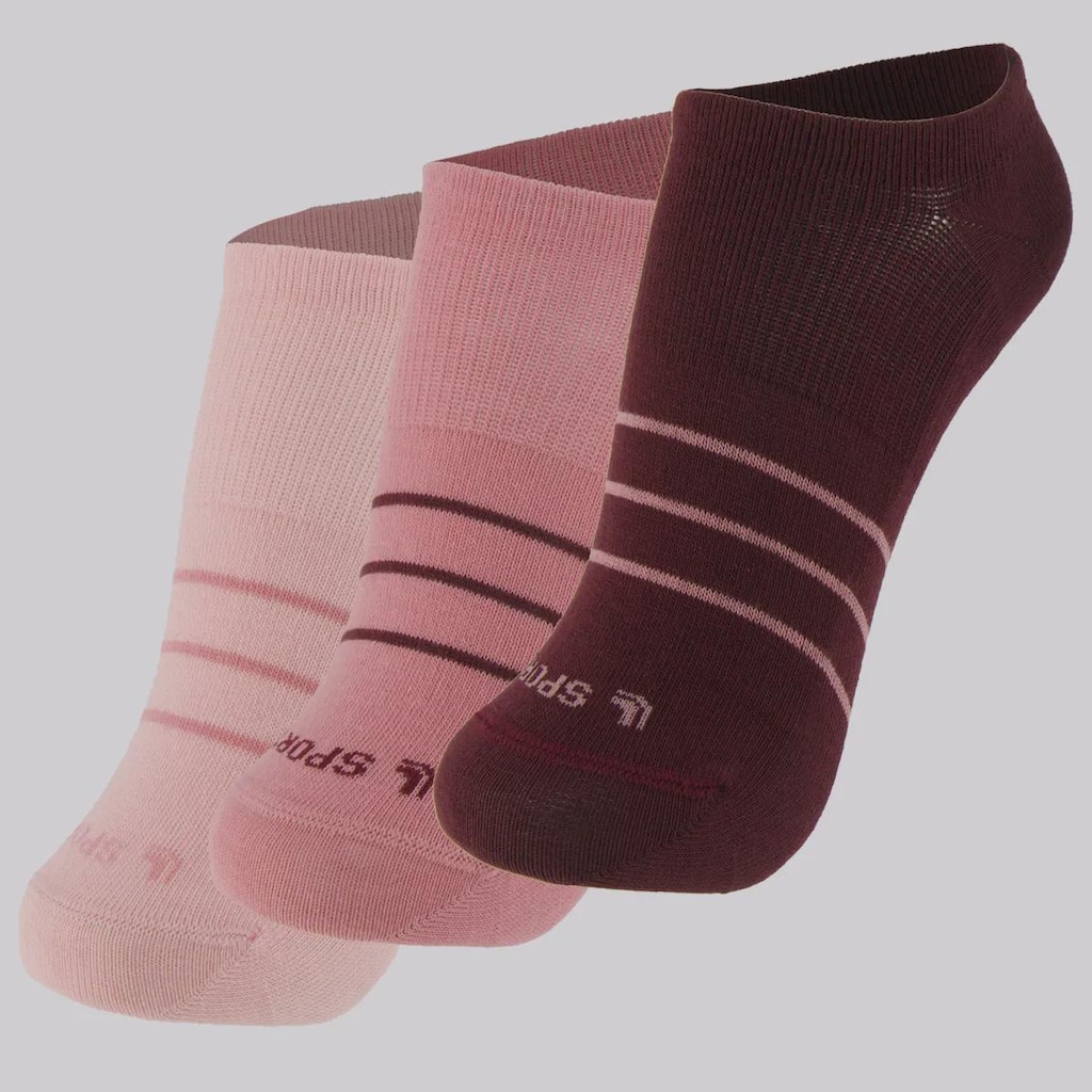 Imagem 1 do produto Kit Meia Lupo Sport Sapatilha - 3 Pares - Feminina