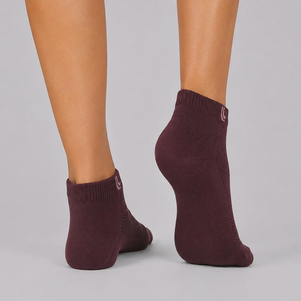 Imagem 4 do produto Kit Meia Lupo Sport Cano Curto - 3 Pares - Feminina