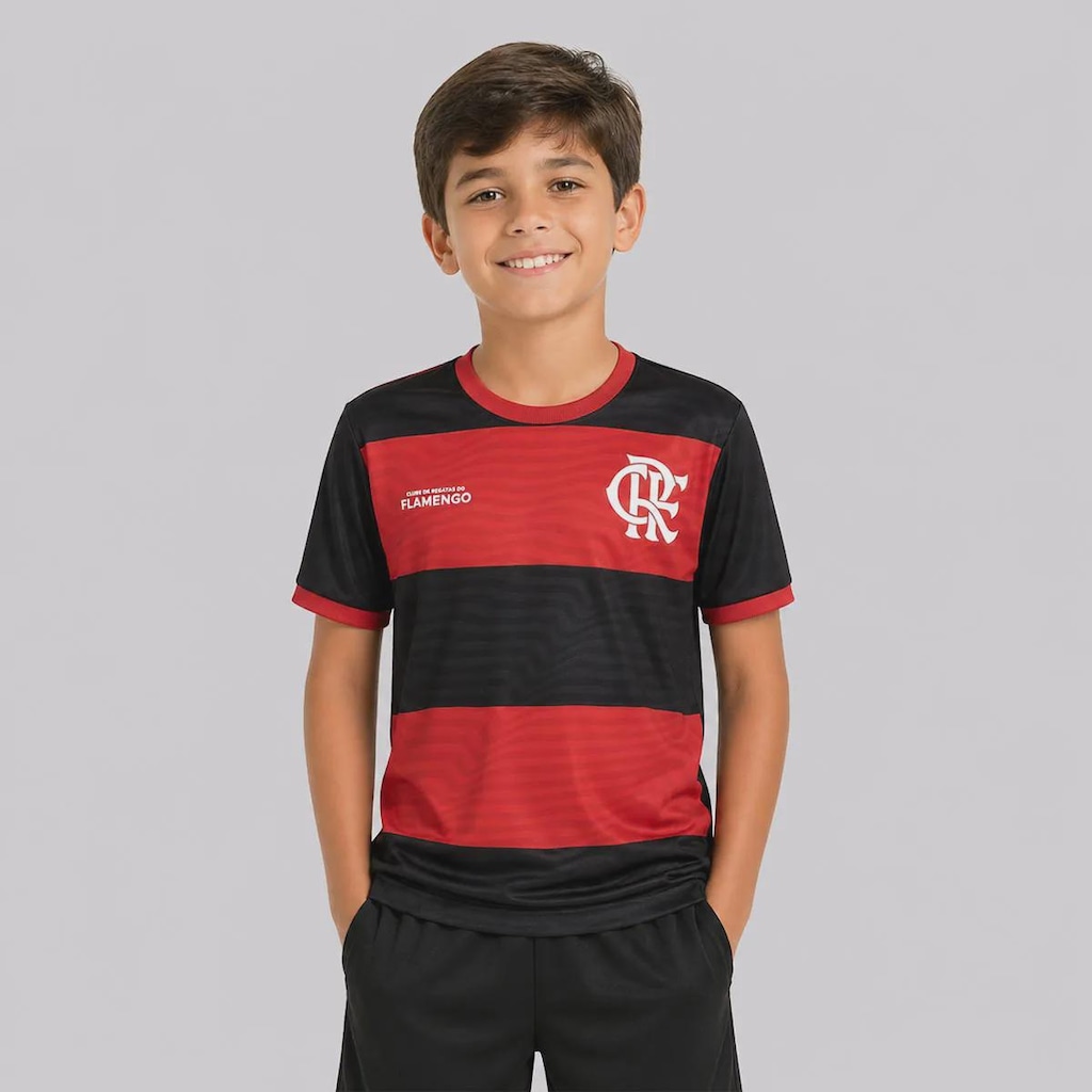 Imagem 5 do produto Kit Camisa do Flamengo Emoção e Energia Infantil - 2 Unidades