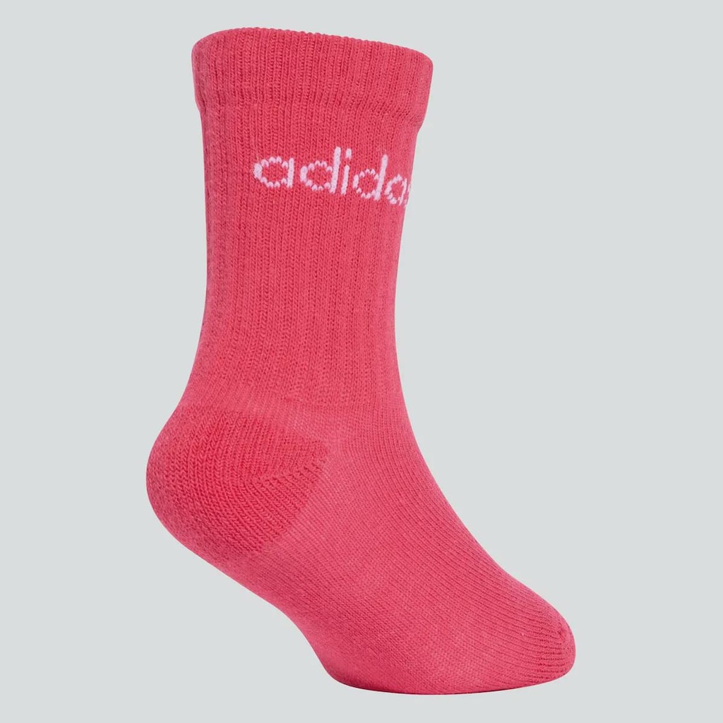 Imagem 2 do produto Kit Meia adidas Crw - 3 Pares - Infantil