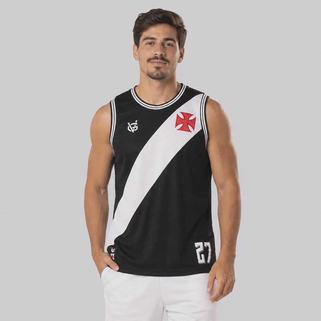 Imagem 1 do produto Camiseta Regata do Vasco Faixa Masculina