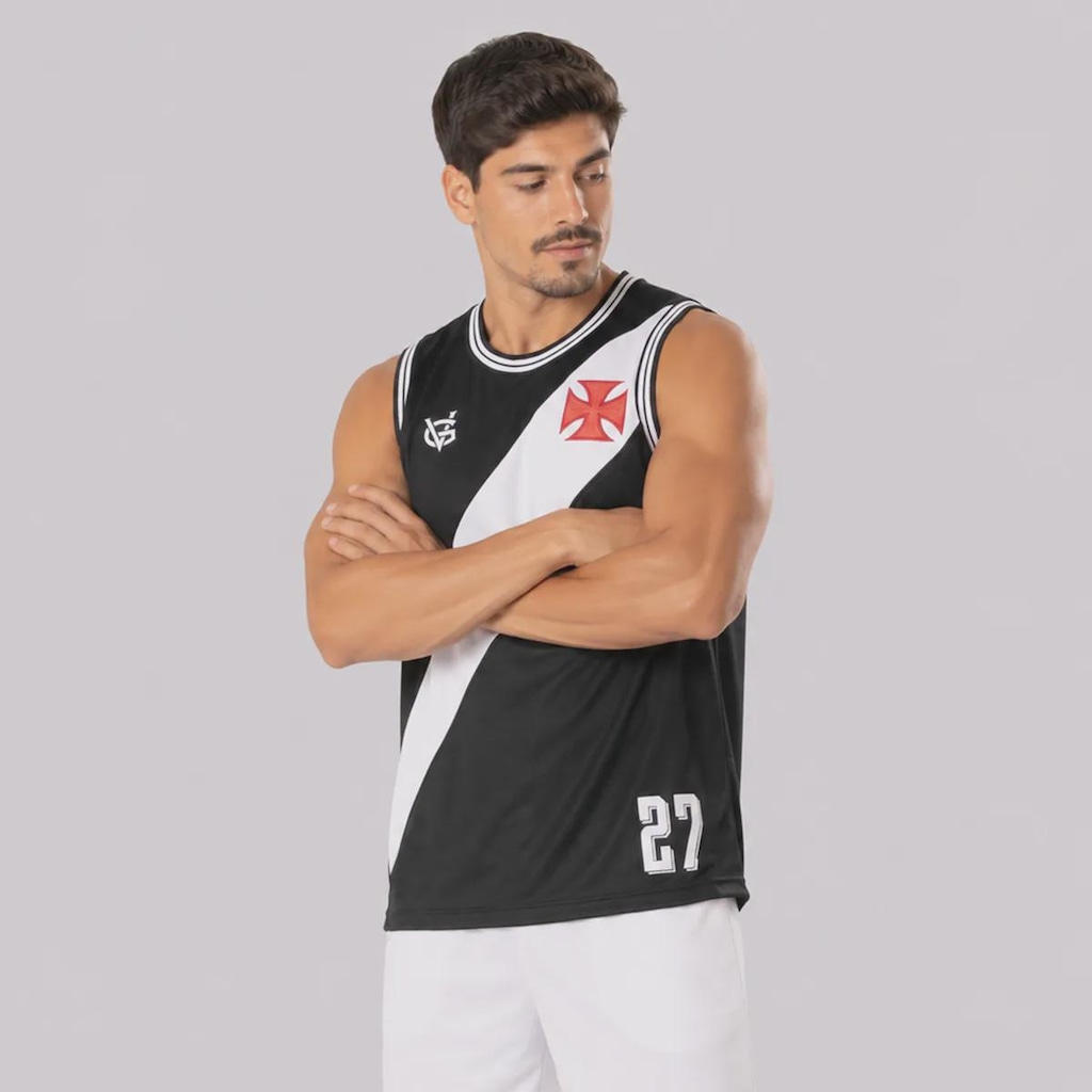 Imagem 2 do produto Camiseta Regata do Vasco Faixa Masculina