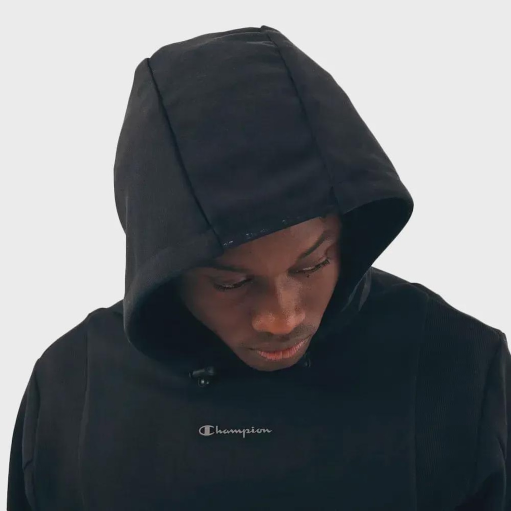 Imagem 4 do produto Blusão de Moletom Champion Tech Mini Script Logo Masculino