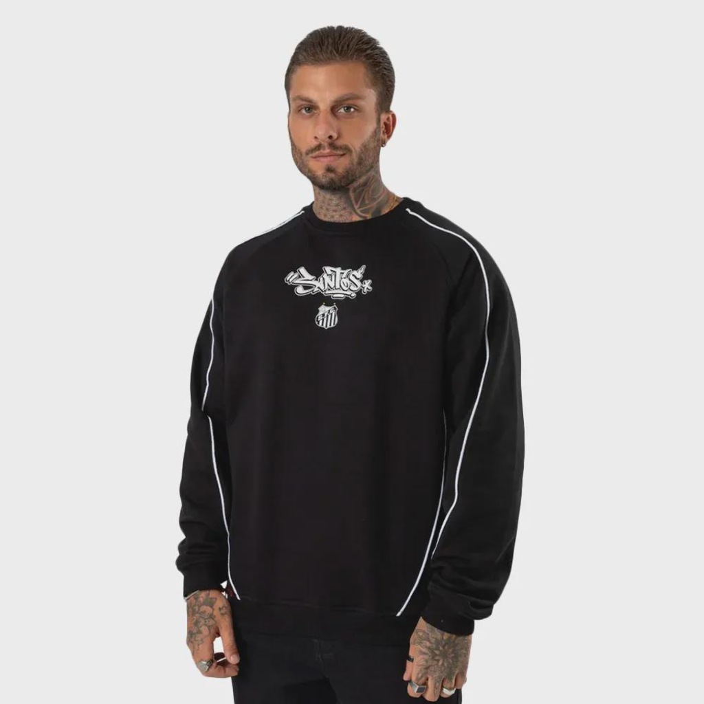 Imagem 1 do produto Blusão de Moletom do Santos Sempre Santos Surf Center Masculino