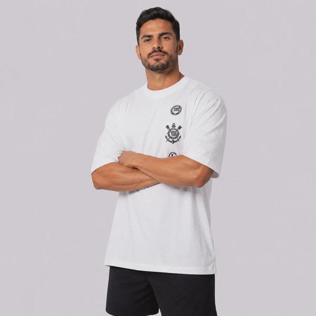 Imagem 2 do produto Camiseta do Corinthians Terrão Oversized Masculina