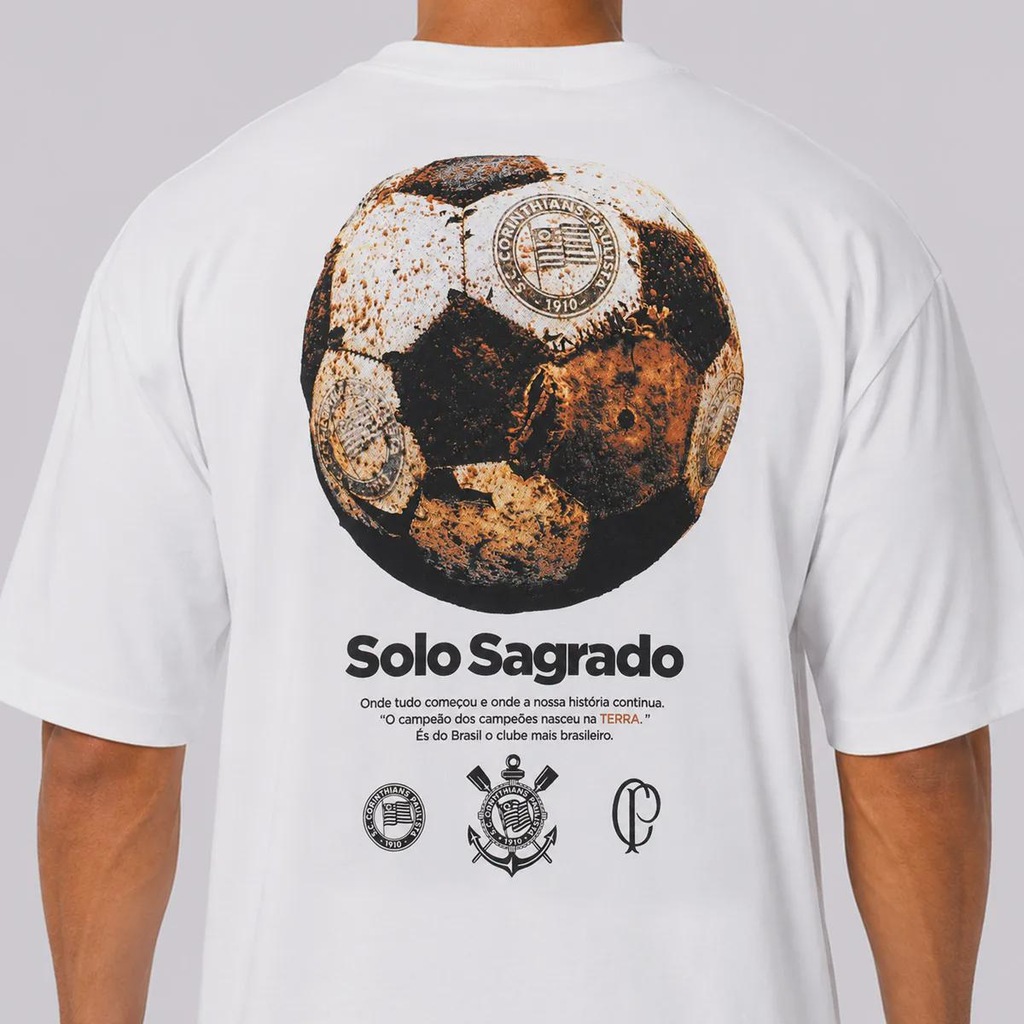 Imagem 5 do produto Camiseta do Corinthians Terrão Oversized Masculina