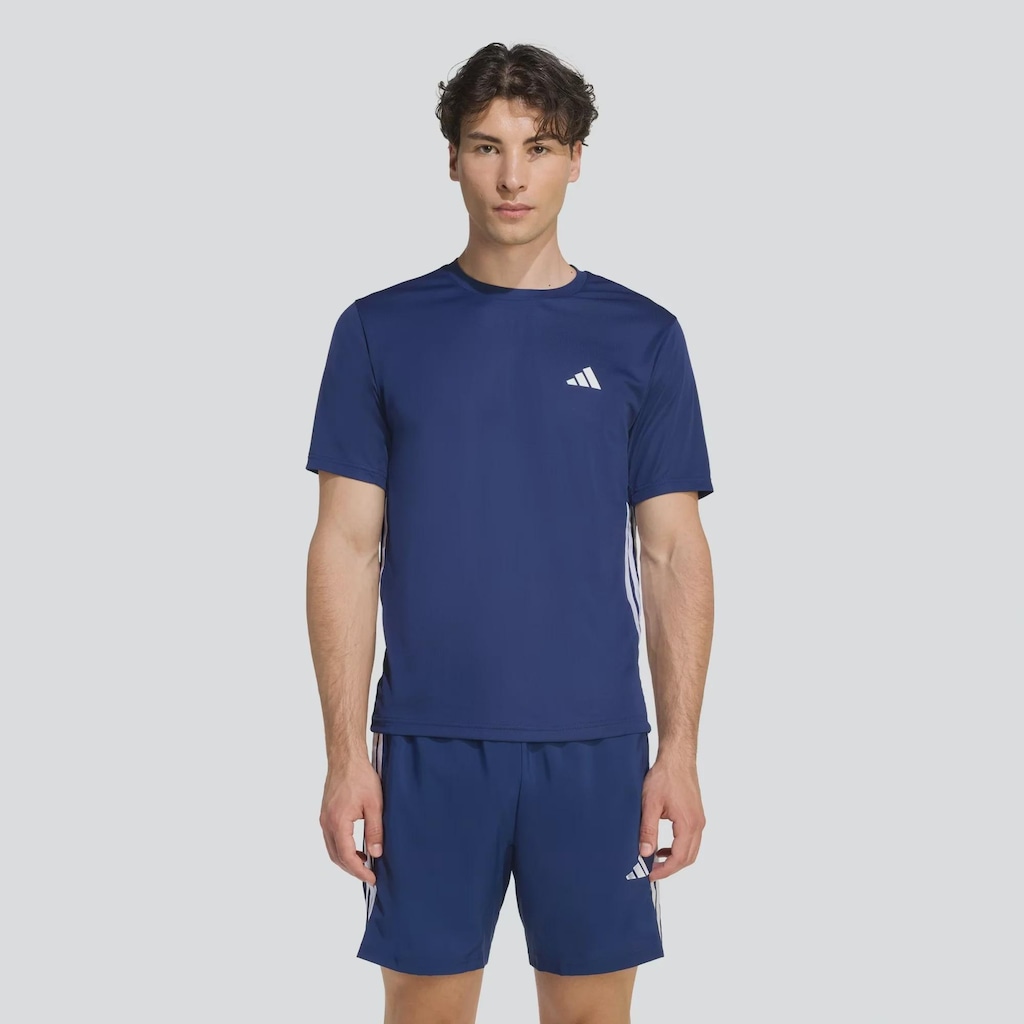 Imagem 1 do produto Camiseta adidas Workout Essentials Base 3 Listras - Masculino