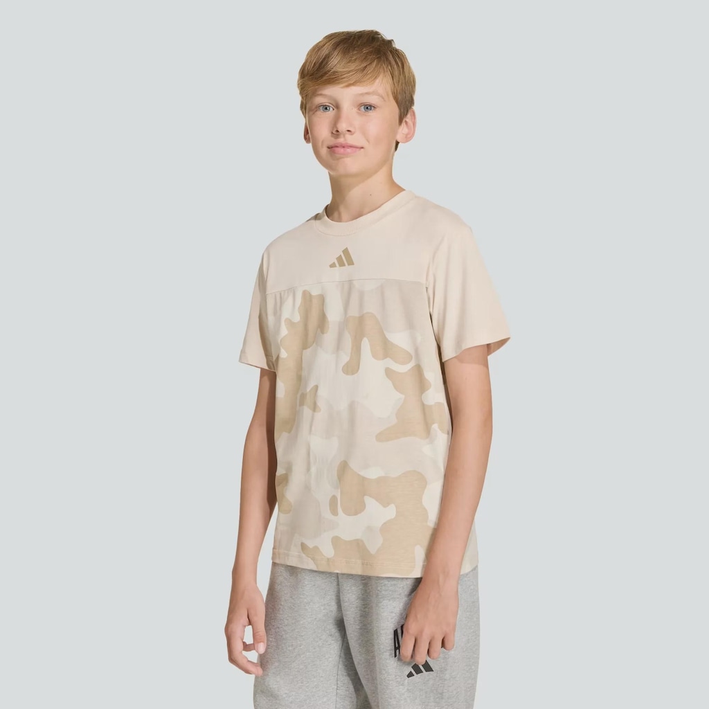 Imagem 1 do produto Camiseta adidas Camuflada Seasonal Essentials Infantil