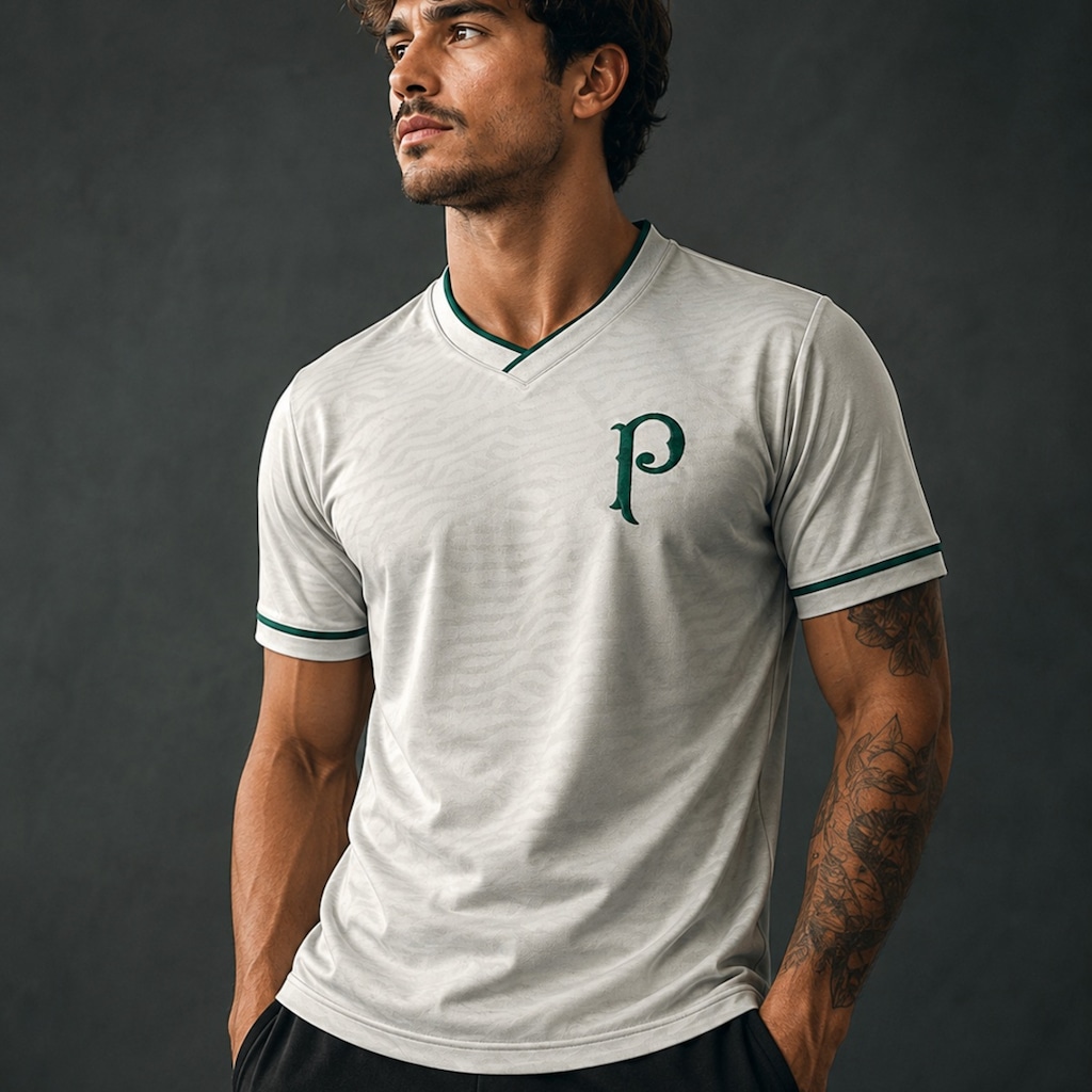 Imagem 2 do produto Camisa do Palmeiras Match Day Snow Betel - Masculina