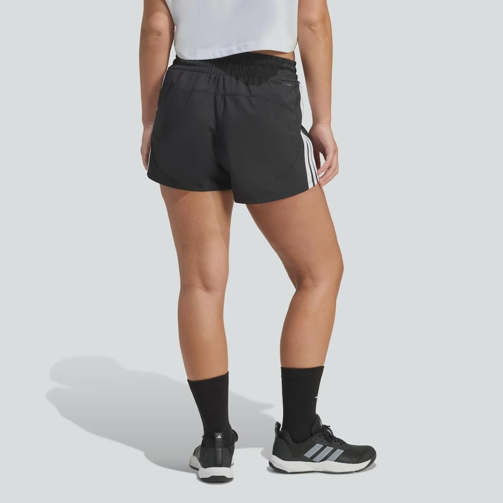 Imagem 2 do produto Shorts adidas de Malha de Cintura Alta Pacer Workout Feminino