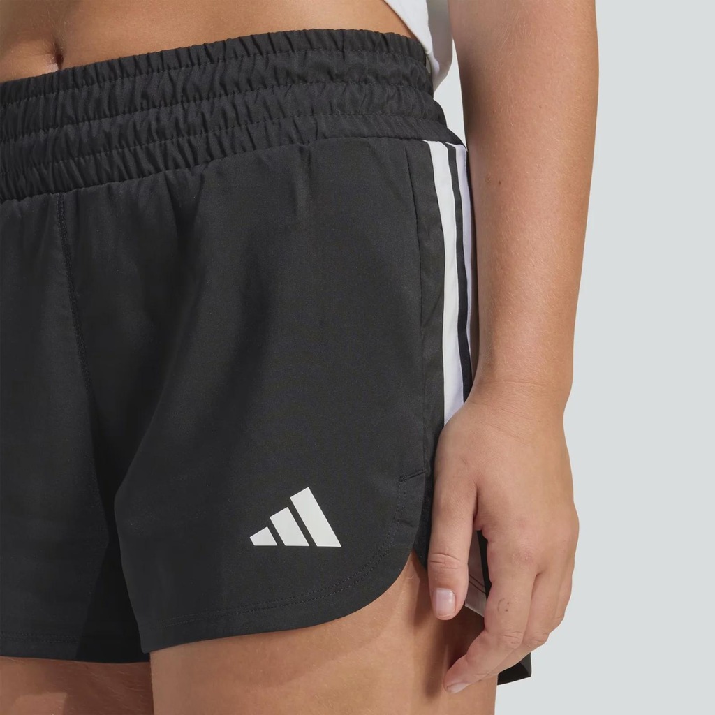 Imagem 3 do produto Shorts adidas de Malha de Cintura Alta Pacer Workout Feminino