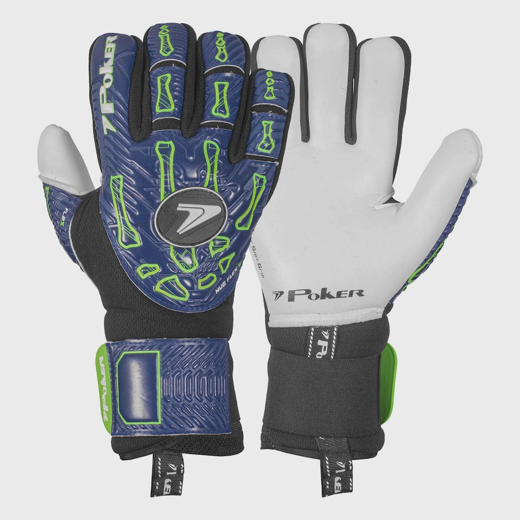 Imagem 1 do produto Luva de Goleiro Poker Hug Flex Profissional 4 Campo - Adulto