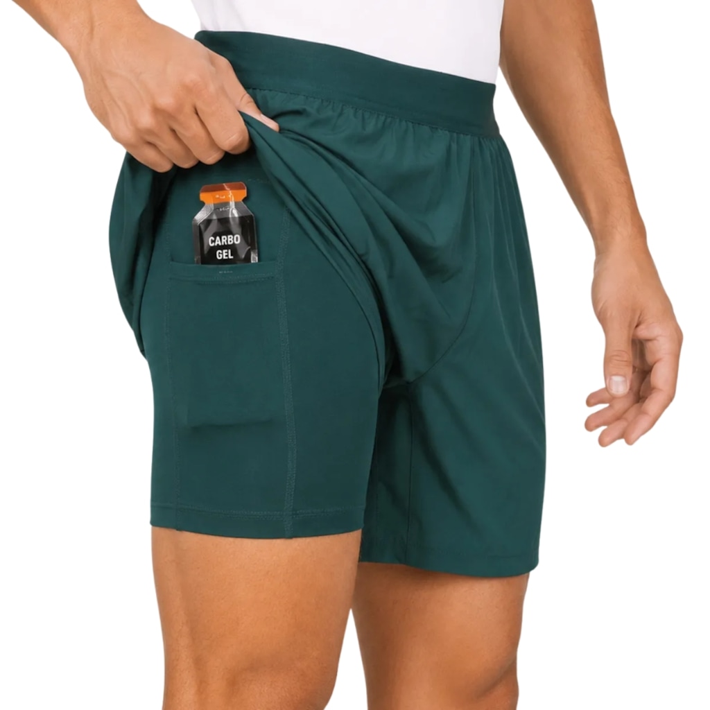 Imagem 3 do produto Bermuda Olympikus Corre Foco 2 em 1 - Masculina