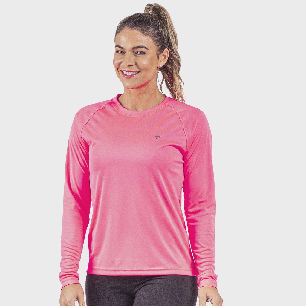 Imagem 1 do produto Camiseta Manga Longa Poker Fator de Proteção UV50+ II Feminina