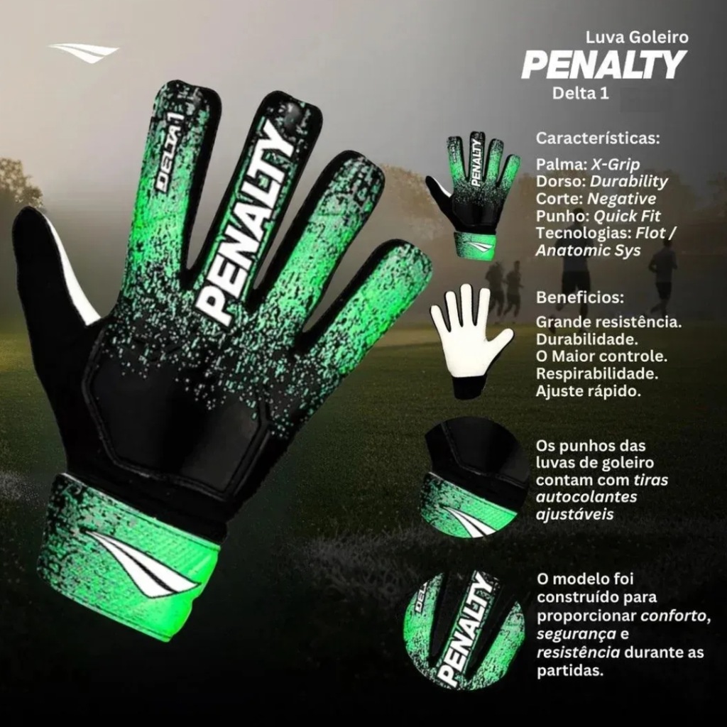 Imagem 4 do produto Luva de Goleiro Penalty Delta 1 XXIII