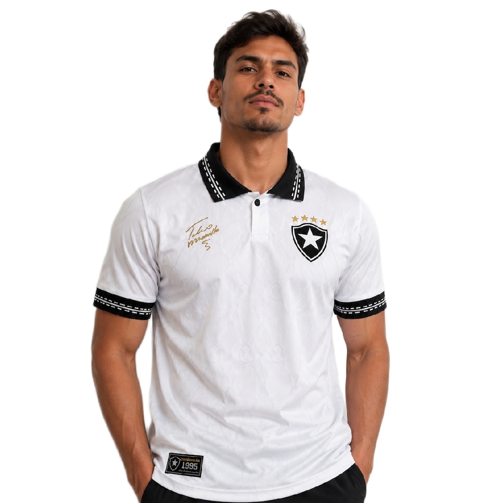 Imagem 2 do produto Camisa do Botafogo Retrô 1995 Tulio Maravilha RetrôMania - Masculina