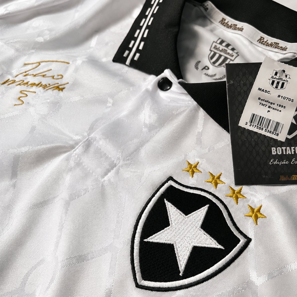 Imagem 3 do produto Camisa do Botafogo Retrô 1995 Tulio Maravilha RetrôMania - Masculina