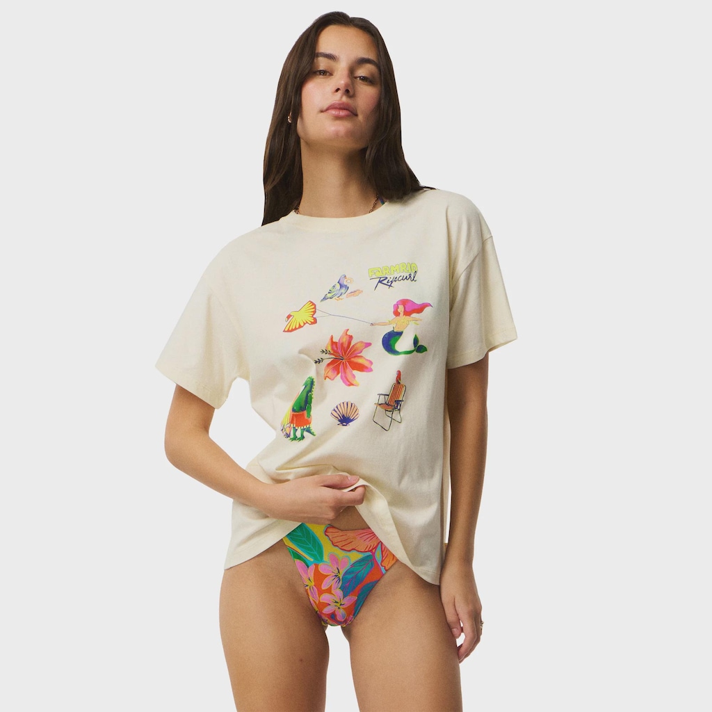 Imagem 2 do produto Camiseta Rip Curl x Farm Rio Desire Relaxed Tee - Feminina