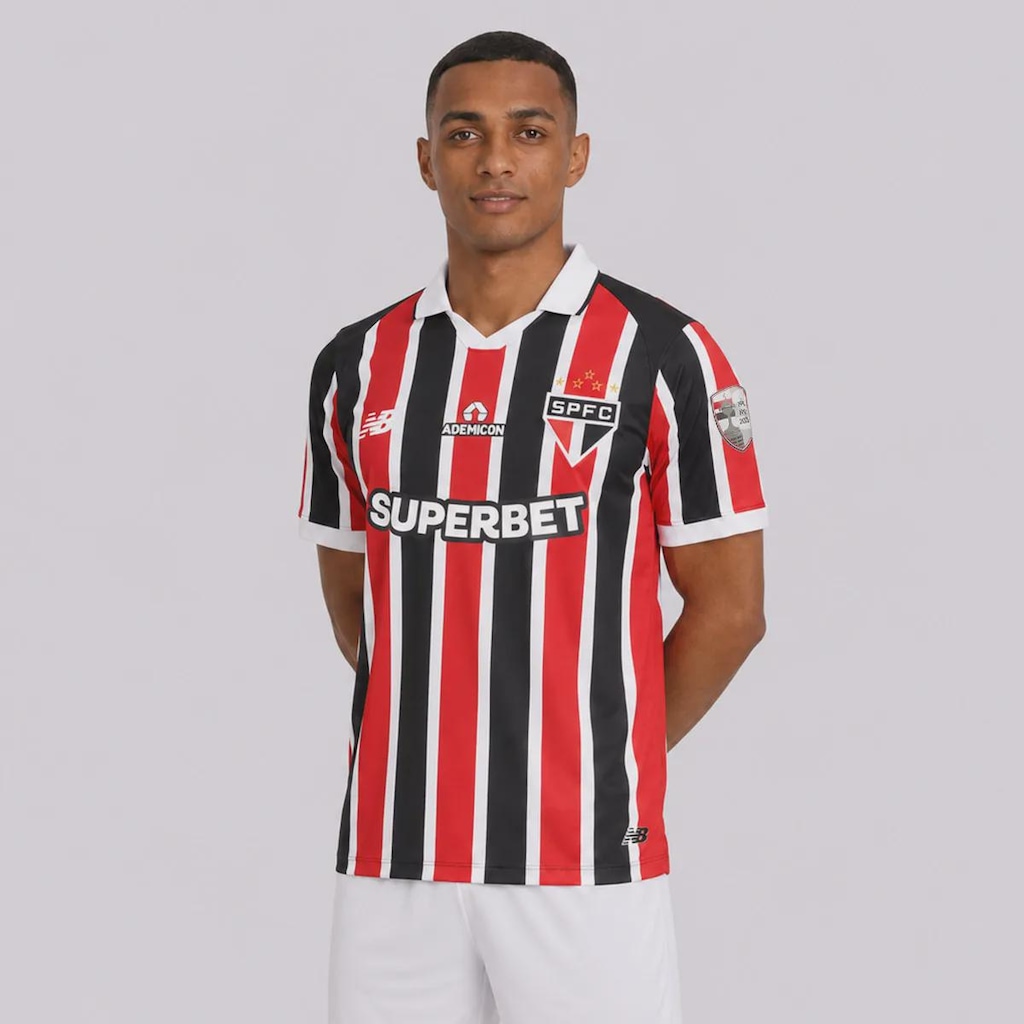 Imagem 3 do produto Camisa do São Paulo II 26/27 Patch Libertadores New Balance Masculina