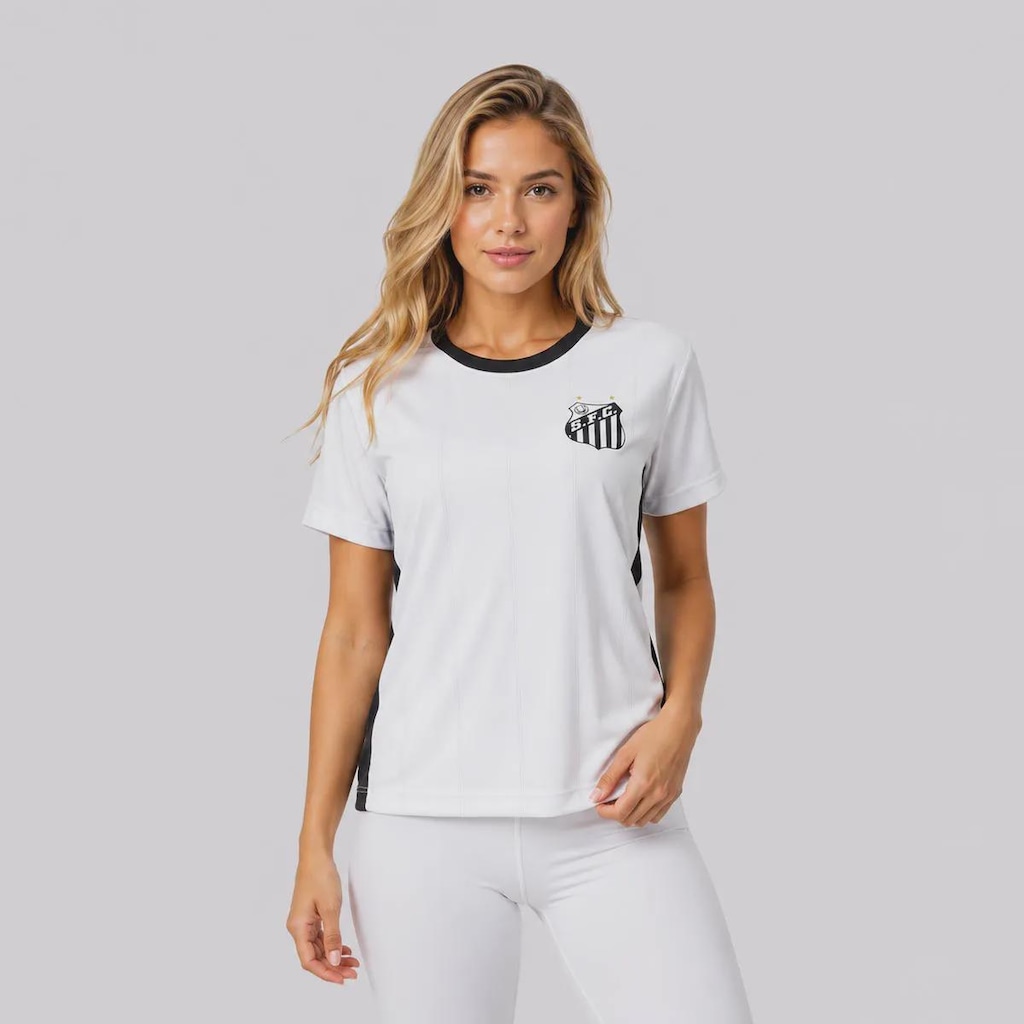 Imagem 3 do produto Camisa do Santos Liso Feminina